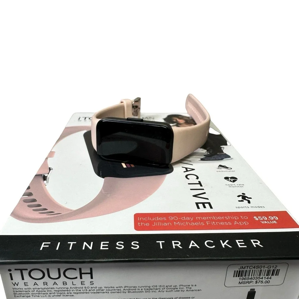 iTOUCH WEARABLE ACTIVE FITNESS TRACKER HEARTRATE MONITOR ACTIVITY TRACKER WORKS